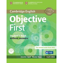 Objective First 4th edition Student's Book without Answers + CD-ROM