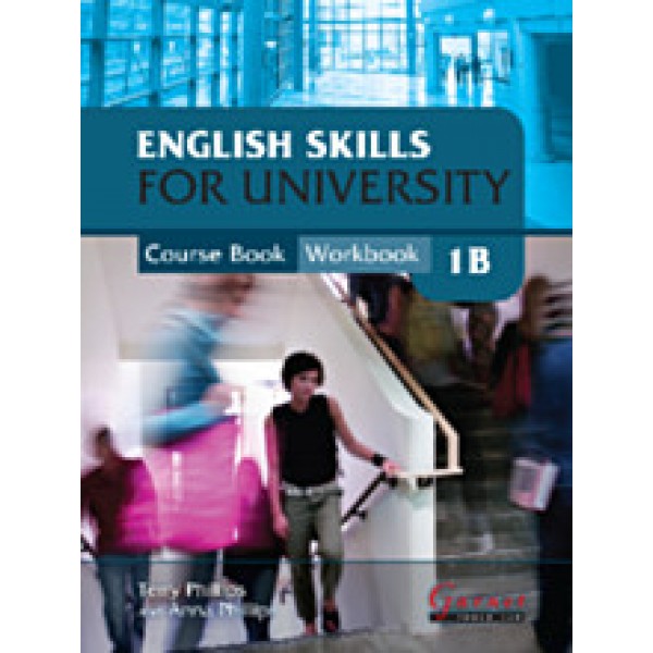 English Skills for University Level 1B - Combined Course Book and Workbook with audio CDs