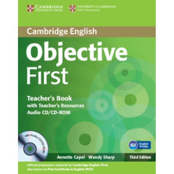 Objective First Teacher's Book + Teacher's Resources Audio CD/CD-ROM