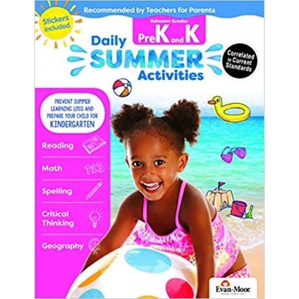 Daily Summer Activities, Between Pre-K and Kindergarten Activity Book