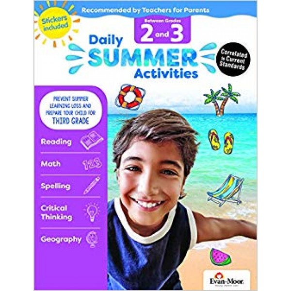 Daily Summer Activities, Between 2nd Grade & 3rd Grade Activity Book