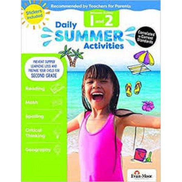 Daily Summer Activities, Between 1st Grade and 2nd Grade Activity Book